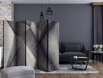 Paravent Abstract Concrete acoustique Intissé sur bois massif - Gris