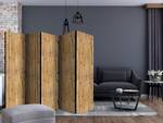 Kamerscherm Amazonian Wall Acoustic vlies op massief hout - lichtbruin