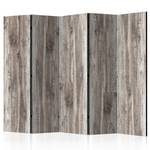 Kamerscherm Stylish Wood 1-zijdig vlies op massief hout - beige