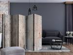 Paravent Old Concrete acoustique Intissé sur bois massif - Gris