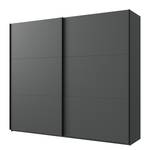 Schwebetürenschrank Level36 216 cm Typ B Graphit - Breite: 250 cm - Ohne Spiegeltür/-en