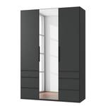 Drehtürenschrank Level36 - 236 cm Typ A Graphit - Breite: 150 cm - Mit Spiegeltür/-en