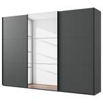 Schwebetürenschrank Level36 236 cm Typ B Graphit - Breite: 300 cm - Mit Spiegeltür/-en