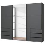 Schwebetürenschrank Level36 236 cm Typ A Graphit - Breite: 300 cm - Mit Spiegeltür/-en