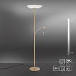 Staande lamp Alfred opaalglas - 2 lichtbronnen - Messing