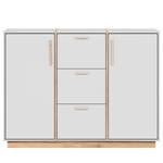 Sideboard Shepler Steingrau / Eiche Hickory Dekor