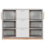 Sideboard Shepler Steingrau / Eiche Hickory Dekor