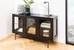 Sideboard Sitahna Esche Schwarz Dekor / Schwarz