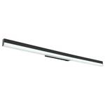 LED-Wandleuchte Sallo Acryl / Aluminium - 1-flammig - Schwarz - Breite: 80 cm