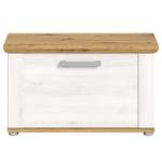 Garderobenbank Damflos Holz - Weiß - Holzwerkstoff - 80 x 47 x 39 cm