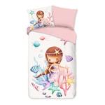 Kinderbettwäsche Lucy Microfaser - Pink - 140 x 200/220 cm + Kissen 70 x 60 cm