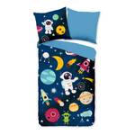 Kinderbettwäsche Planets Microfaser - Multicolor - 135 x 200 cm + Kissen 80 x 80 cm