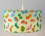 Hanglamp Dinos textielmix - mintgroen - 1 lichtbron