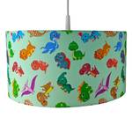 Hanglamp Dinos textielmix - mintgroen - 1 lichtbron