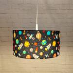 Hanglamp Heelal textielmix - donkerblauw - 1 lichtbron