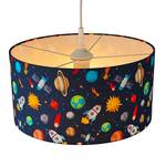 Lampada a sospensione Weltall Tessuto misto - Blu scuro - 1 punto luce