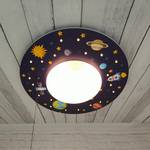 Lampada da soffitto Spazio B Materiale plastico - Blu scuro - 1 punto luce