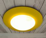 Lampada da soffitto Saturn Materiale plastico - 1 punti luce - Giallo sole