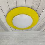 Lampada da soffitto Saturn Materiale plastico - 1 punti luce - Giallo sole