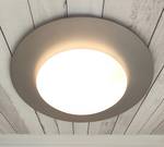 Lampada da soffitto Saturn Materiale plastico - 1 punti luce - Argento