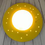 Lampada da soffitto Starlight Materiale plastico - 1 punti luce - Giallo sole