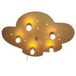 Deckenleuchte Wolke Kunststoff - Gold - 5-flammig