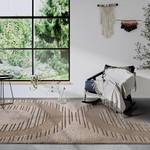 Hochflorteppich Bartoux Polyester - Beige - 160 x 235 cm