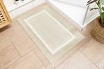 Badematte Maui recyceltes Polyester - Beige - 50 x 80 cm