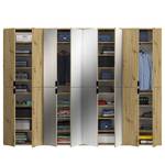 Garderobenschrank Idom Typ B Eiche Artisan Dekor - Breite: 244 cm