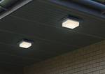 LED-Wandleuchte Hondo Polycarbonat / Aluminium - 1-flammig