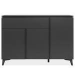 Sideboard Balgan 133 cm Anthrazit / Schiefer Dekor