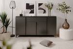 Sideboard Balgan 177 cm Anthrazit / Schiefer Dekor