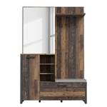 Compacte garderobe Ravenswood Bruin - Plaatmateriaal - 132 x 201 x 42 cm