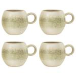 Tasse Paula mit Henkel Typ B 4er-Set Steingut - Blau