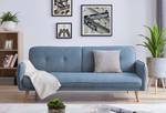 3-Sitzer Sofa Calgara Blaugrau