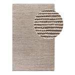 Teppich Avadi Jute / Baumwollstoff - Natur / Ivory - 160 x 230 cm