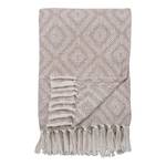 Plaid Cort Typ B Baumwollstoff - Ivory / Beige