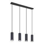 Hanglamp Robby ijzer - Zwart - Aantal lichtbronnen: 4