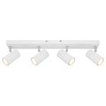 Lampada da soffitto Robby Ferro - Bianco - Numero di lampadine necessarie: 4