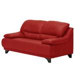 2-Sitzer Sofa Minasiya Rot - Echtleder - 180 x 87 x 92 cm