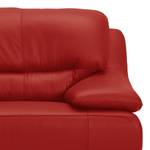 2-Sitzer Sofa Minasiya Rot - Echtleder - 180 x 87 x 92 cm