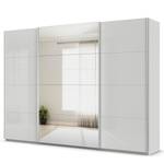 Schwebetürenschrank Quadra Glas&Spiegel Seidengrau - Breite: 315 cm