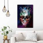 Wandbild Skull Crown MDF - Multicolor - 60 x 90 cm