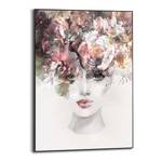 Gerahmtes Bild Aquarel Beauty Gerahmtes Holzbild - Multicolor - 50 x 70 cm