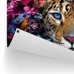 Kunstdruck Flower Cat PVC - Multicolor - 60 x 80 cm