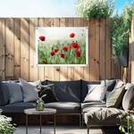 Kunstdruck Mohnblüten PVC - Rot - 60 x 80 cm