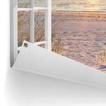 Kunstdruck Sonnenuntergang PVC - Beige - 60 x 80 cm