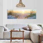 Wandbild Golden Hour MDF - Beige - 52 x 156 cm