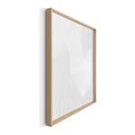 Wandbild relief Thin Comb MDF - 30 x 40 cm - Weiß