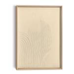 Wandbild Gewölbe MDF - 30 x 40 cm - Beige